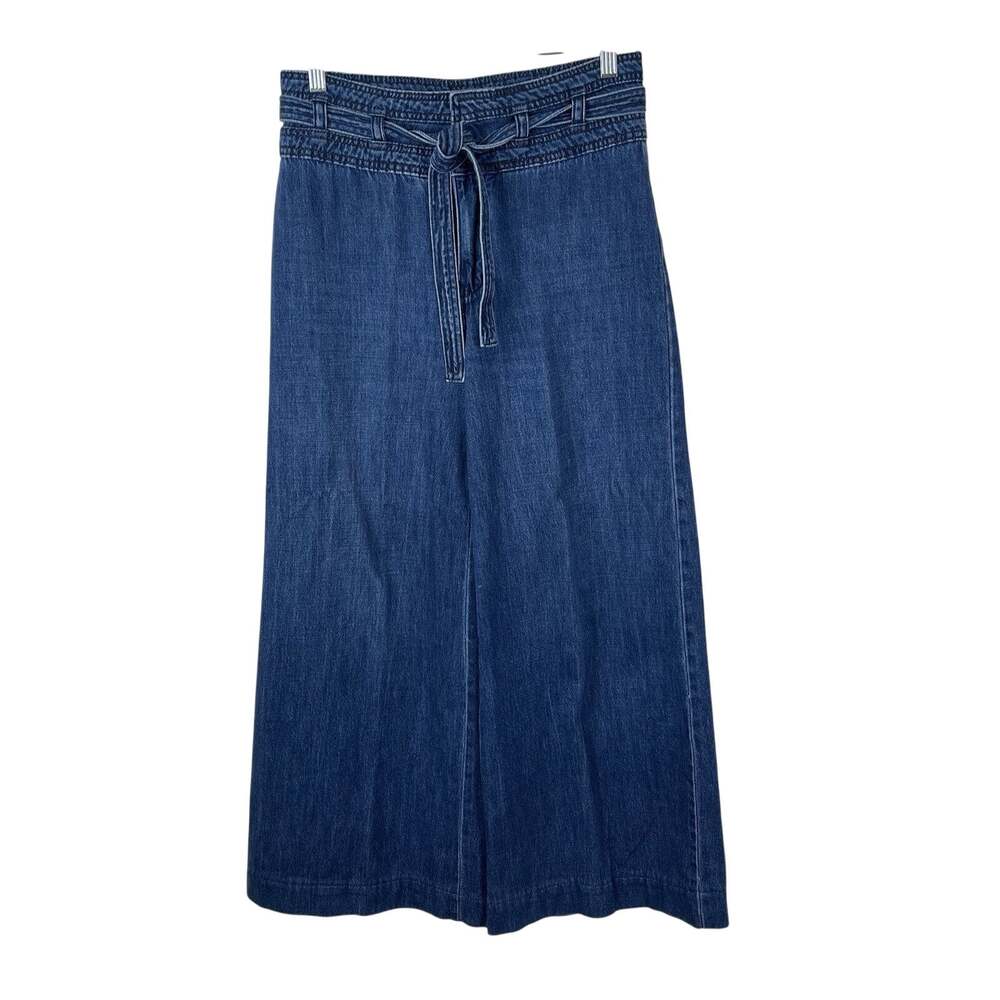 MODERN FREE PEOPLE Augusta Belted Wide Leg Jeans Size 27x27”